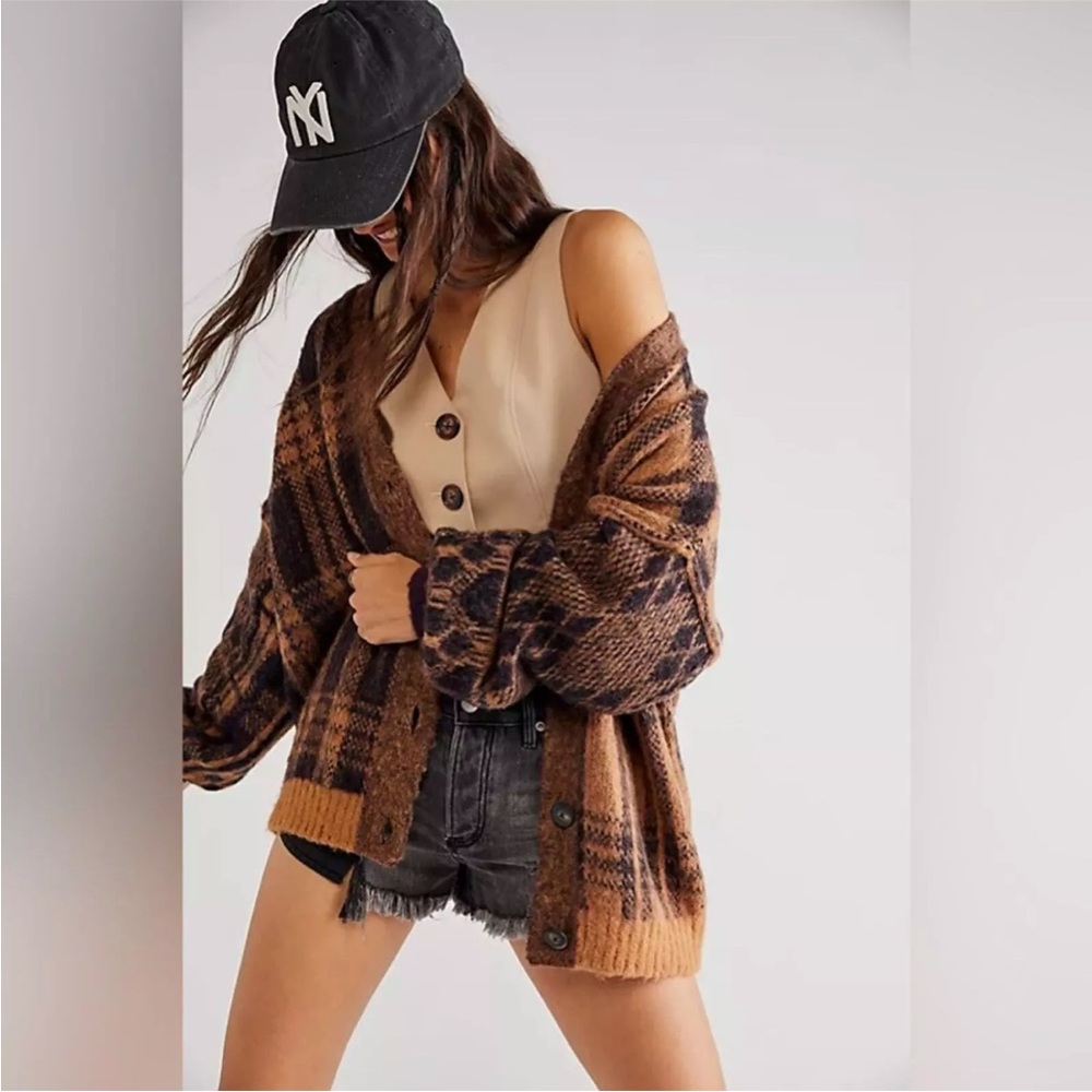 Free People Sepia Cardigan